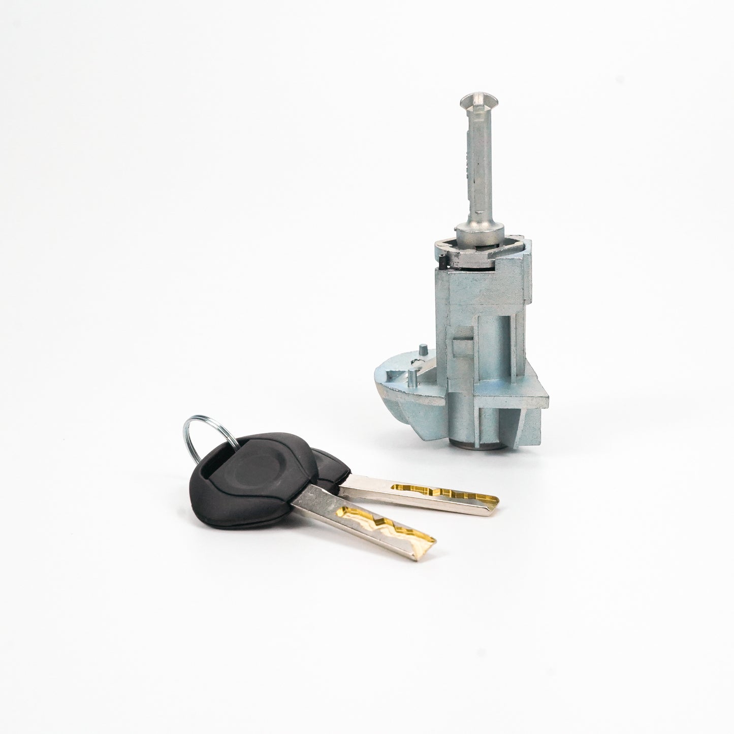 Left Driver Door Lock Cylinder Barrel Assembly With 2 Keys For BMW E46 3 Series Generic