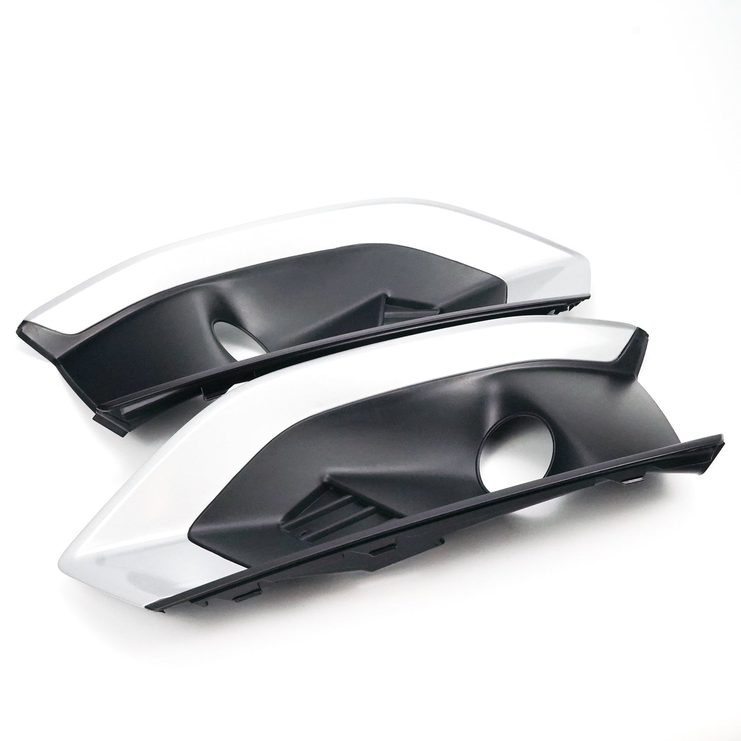 For 2020-2022 Audi A4L Left Right Front Bumper Fog Light Grille Cover Trim Generic