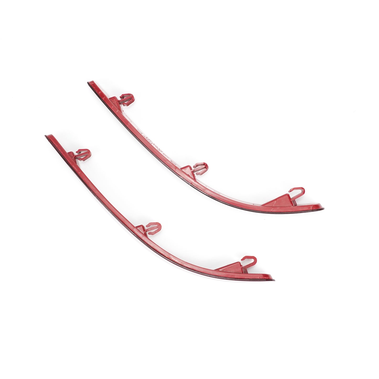 For VW Touareg 7L 2002-2010 Left Right Pair Rear Bumper Reflector With Red Lens No Light Generic