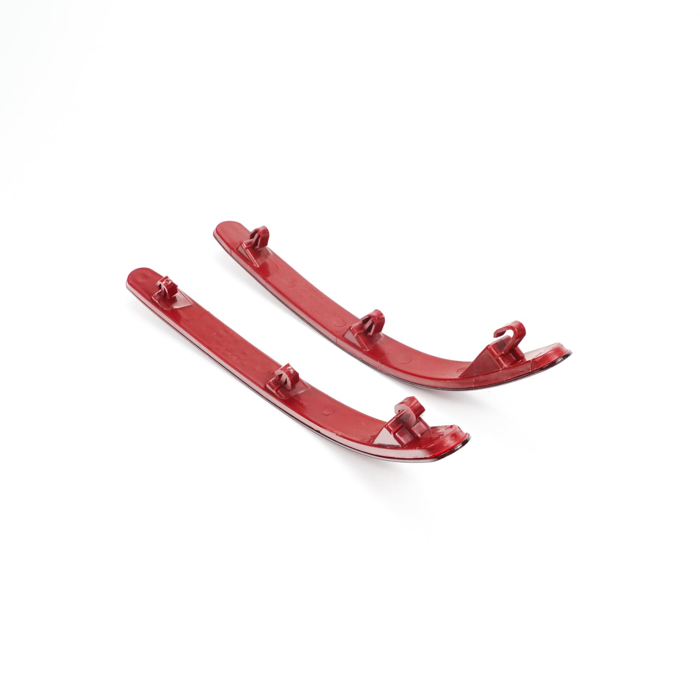 For VW Touareg 7L 2002-2010 Left Right Pair Rear Bumper Reflector With Red Lens No Light Generic