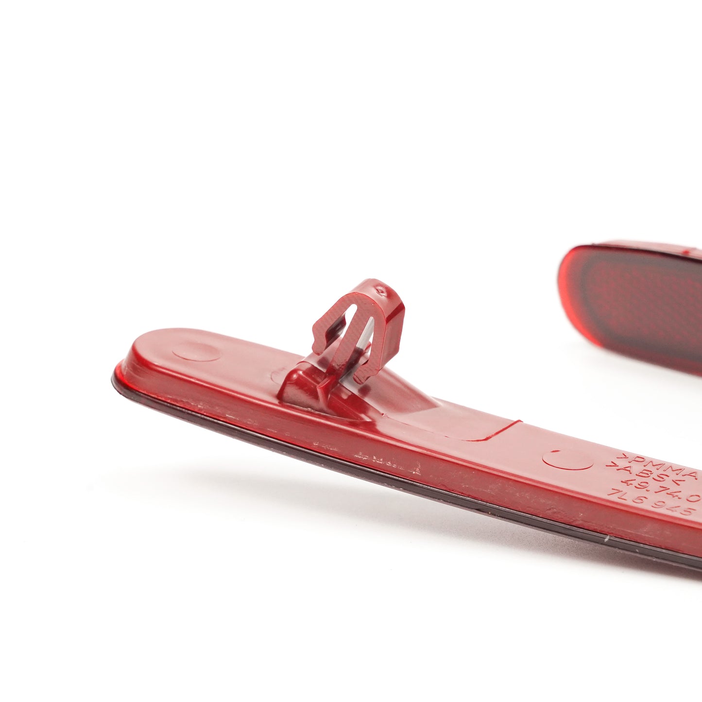 For VW Touareg 7L 2002-2010 Left Right Pair Rear Bumper Reflector With Red Lens No Light Generic