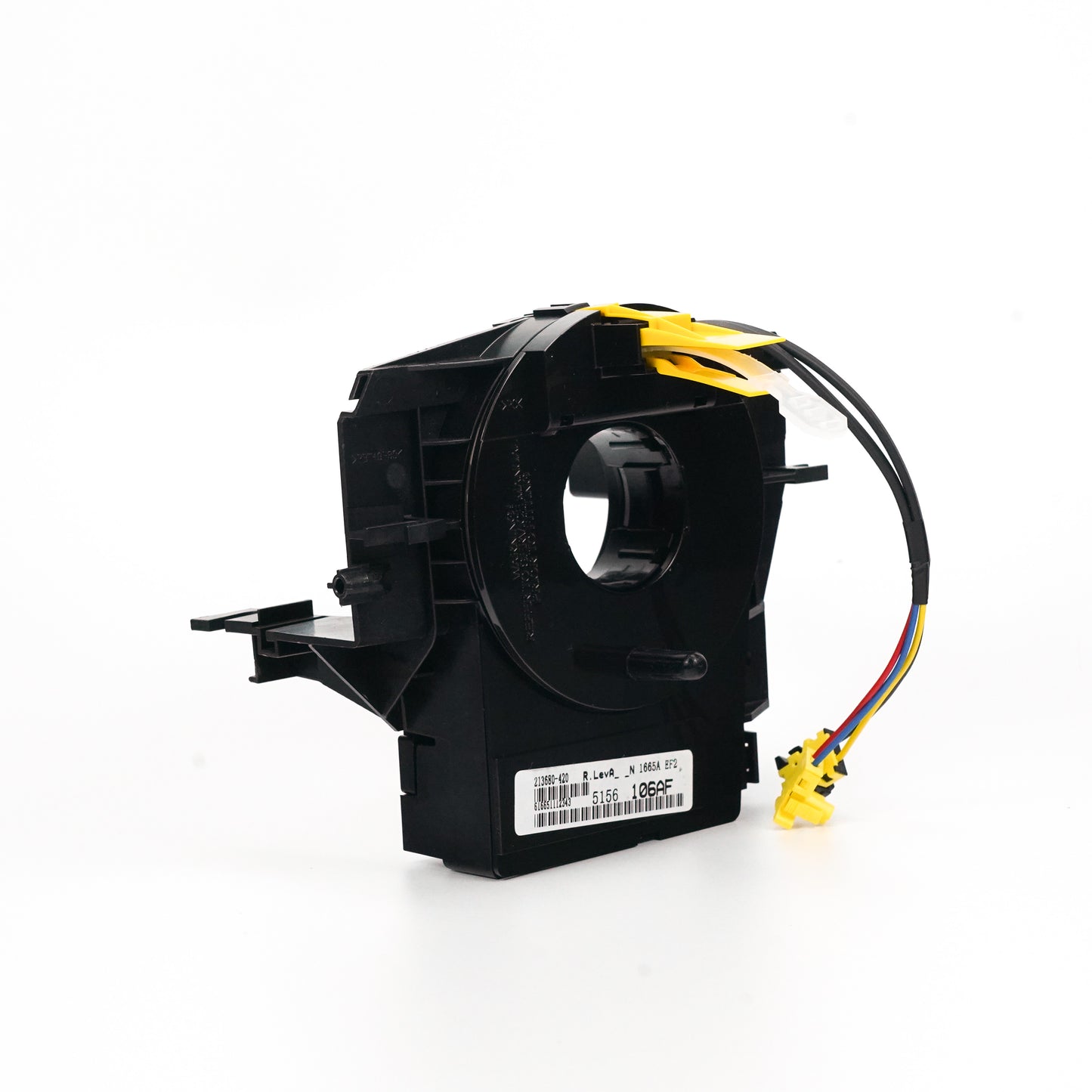 Black Plastic Steering Wheel Clock Spring with Angle Sensor For 2007 2018 Jeep Chrysler Models 56046534 5156106AF Generic