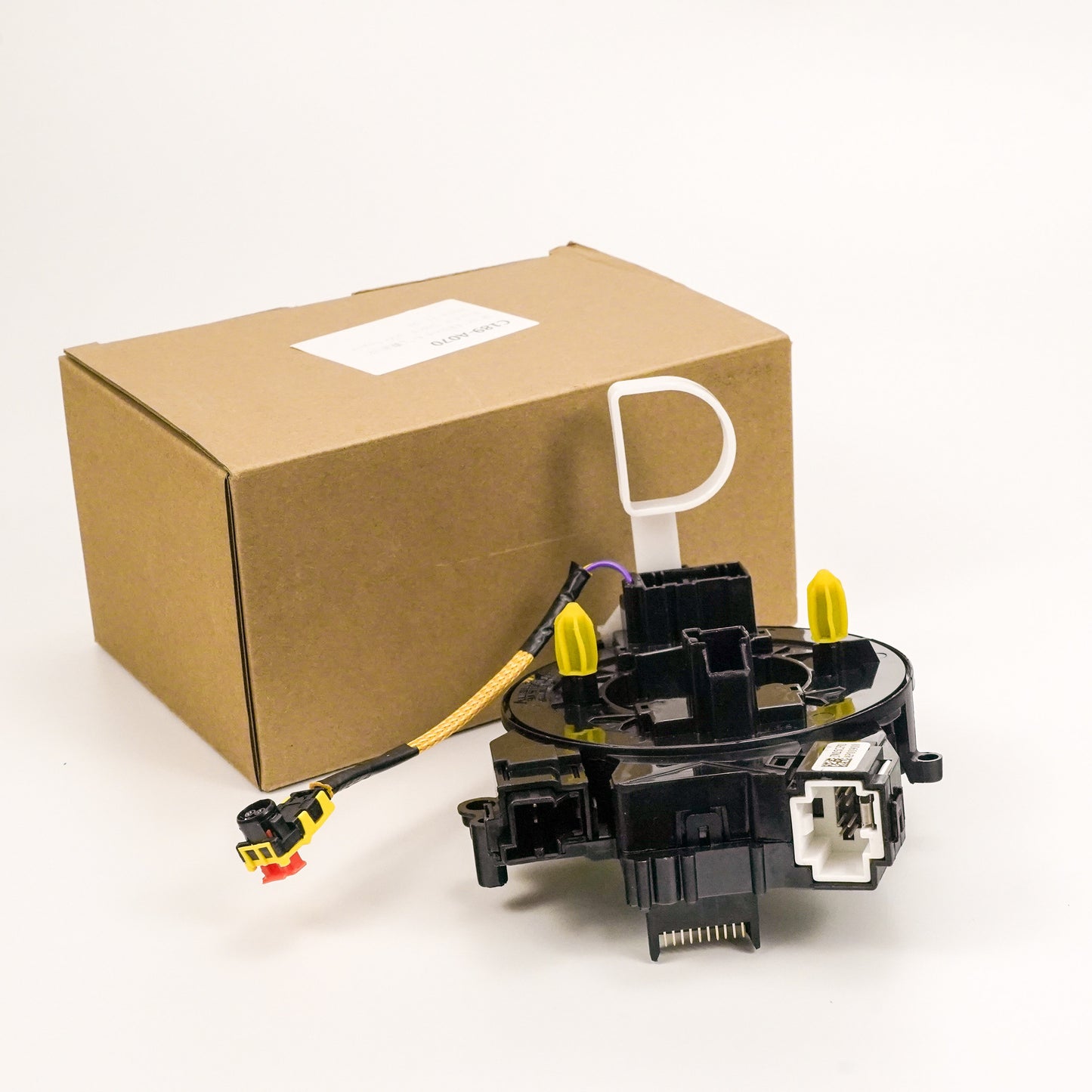 Black Steering Wheel Clockspring Direct Replacement for 2017 2020 For Ford F250 F350 Super Duty HC3Z 14A664 B Generic