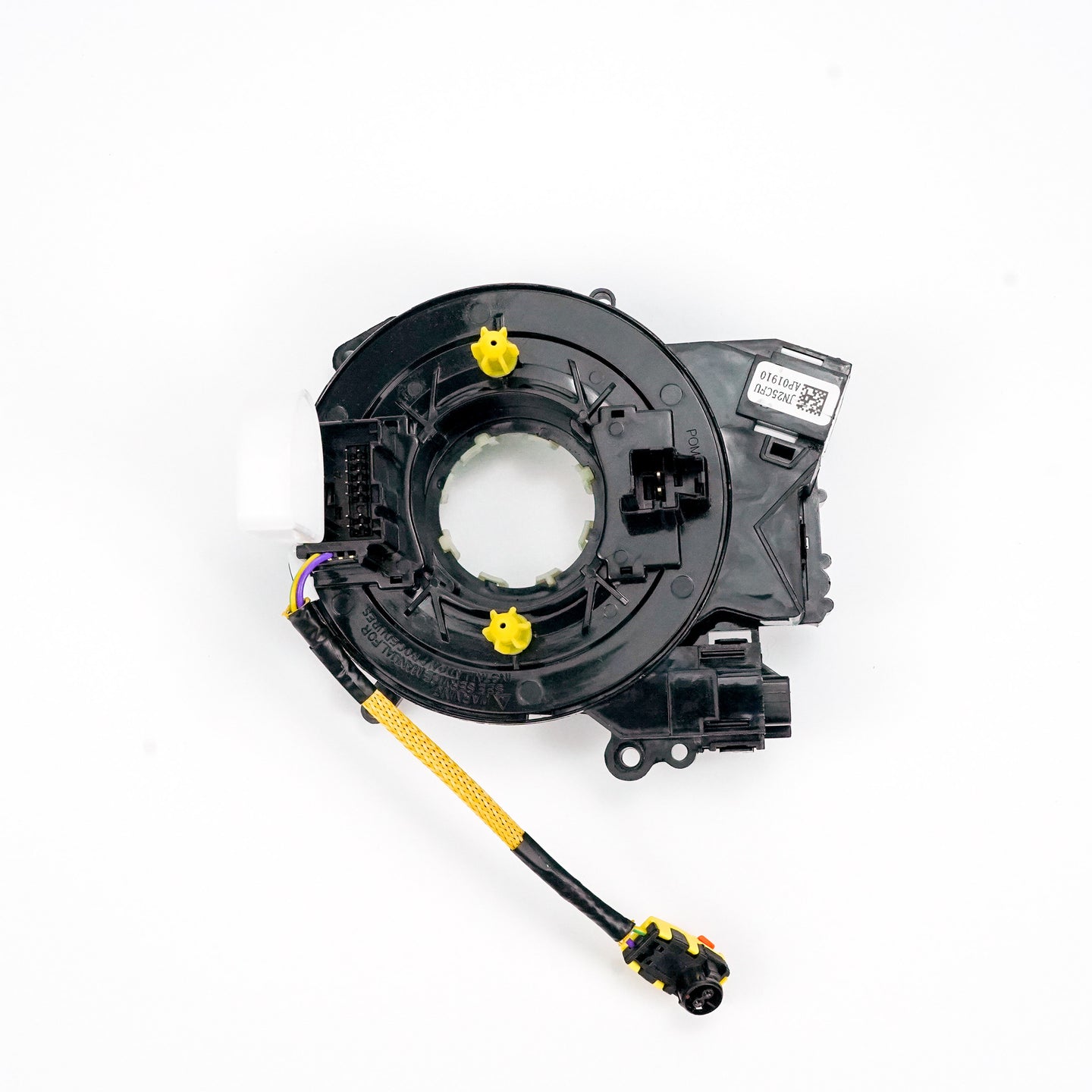 Black Steering Wheel Clockspring Direct Replacement for 2017 2020 For Ford F250 F350 Super Duty HC3Z 14A664 B Generic-Guardx Auto