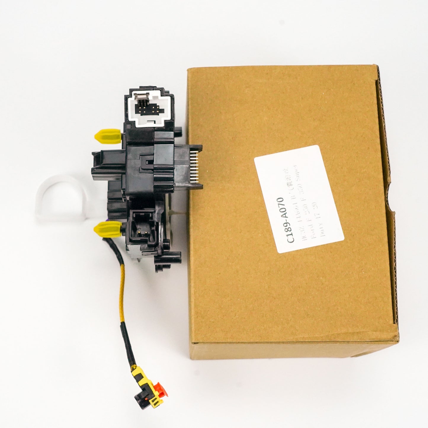 Black Steering Wheel Clockspring Direct Replacement for 2017 2020 For Ford F250 F350 Super Duty HC3Z 14A664 B Generic