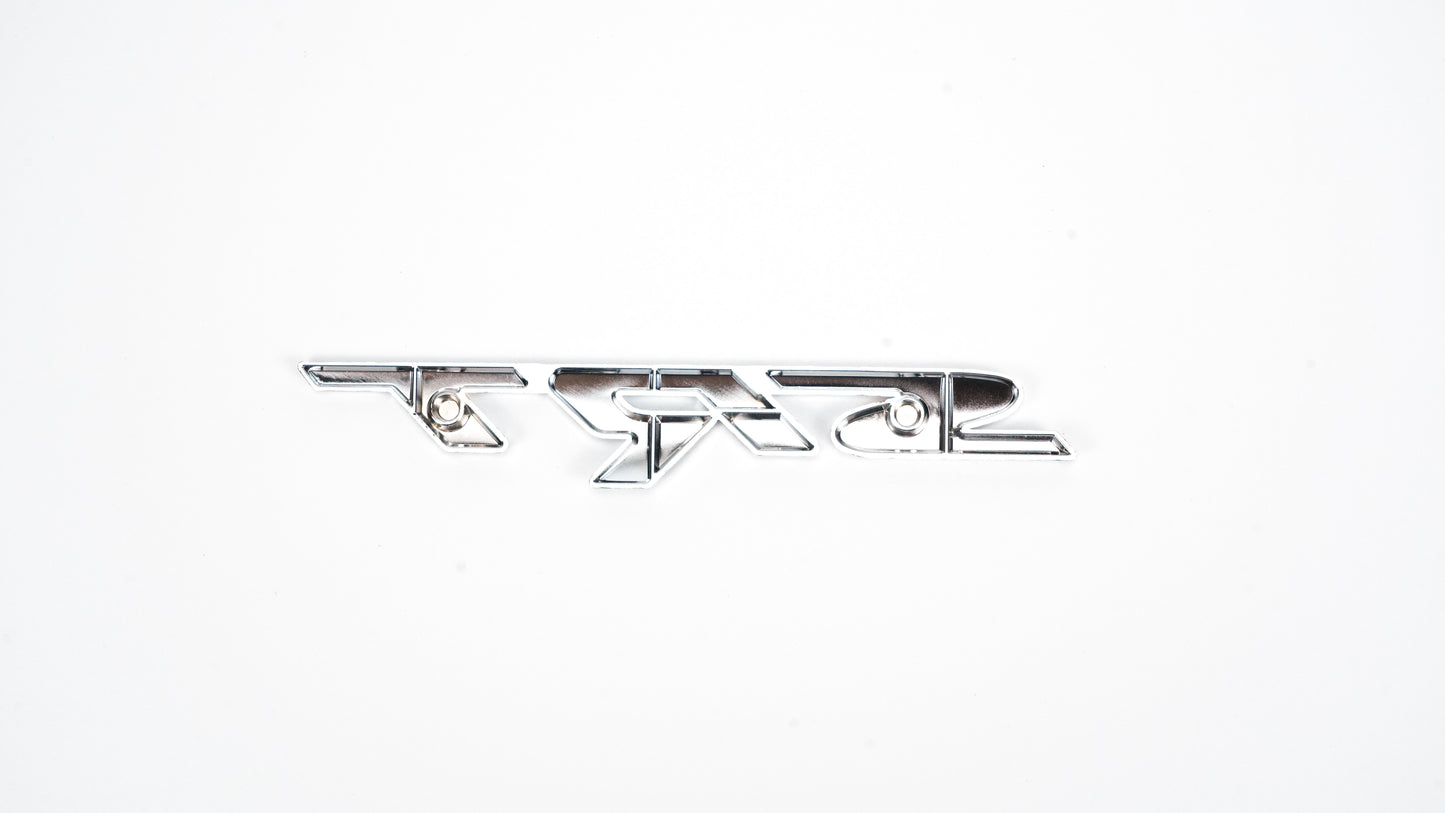 Silver SRT Rear Tailgate Decal Emblem For Dodge Durango Charger Challenger Trunk Lid Generic