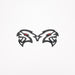 2x Black Hellcat Fender Emblem For Dodge Durango/Charger/Challenger SRT Styling Generic-Guardx Auto